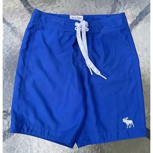 Abercrombie and Fitch New York Royal Blue Swim Trunks Mens Size Small